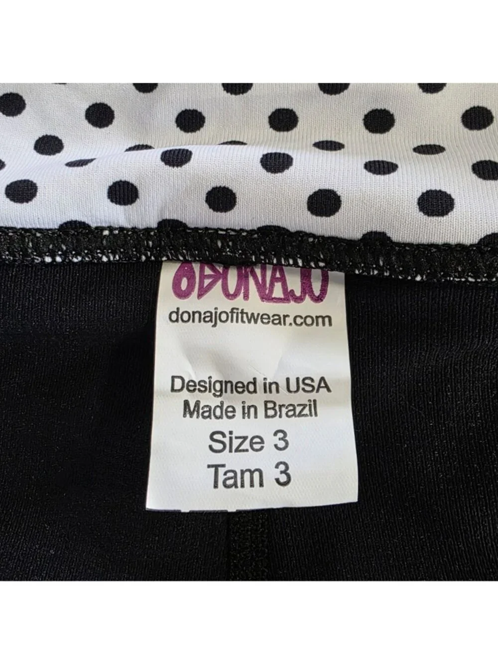 Dona Jo Polka Dot Athletic Skort NWT 3 Performance Golf Tennis Sport Pickleball - Picture 5 of 9